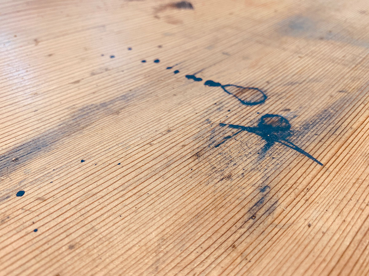 杉 一枚板テーブル ワトコオイル 仕上げ - 座卓/ちゃぶ台